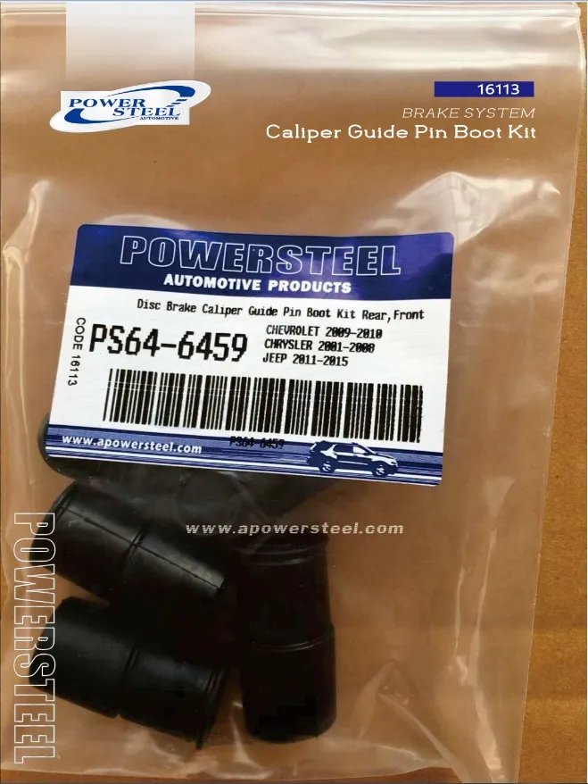 16113-Caliper Guide Pin Boot Kit-Powersteel; for Chevrolet 2009-2010Chrysler 2001-2008 Dodge 1987-2021 Ford 1982 -2021